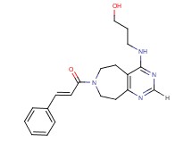 3-({7-[(2E)-3-phenylprop-2-enoyl]-6,7,8,9-tetrahydro-5H-pyrimido[4,5-d]azepin-4-yl}amino)propan-1-ol