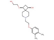 (1R*,3S*)-7-[2-(3,4-dimethylphenoxy)ethyl]-3-(2-hydroxyethoxy)-7-azaspiro[3.5]nonan-1-ol