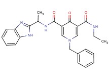 N-[1-(1H-benzimidazol-2-yl)ethyl]-1-benzyl-N'-ethyl-4-oxo-1,4-dihydro-3,5-pyridinedicarboxamide
