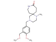 4-[4-methoxy-3-(methoxymethyl)benzyl]-1-methyl-1,4,9-triazaspiro[5.6]dodecan-10-one