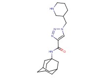 N-1-adamantyl-1-(piperidin-3-ylmethyl)-1H-1,2,3-triazole-4-carboxamide