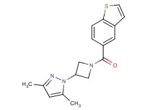 1-[1-(1-benzothien-5-ylcarbonyl)-3-azetidinyl]-3,5-dimethyl-1H-pyrazole