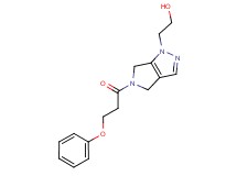 2-[5-(3-phenoxypropanoyl)-5,6-dihydropyrrolo[3,4-c]pyrazol-1(4H)-yl]ethanol