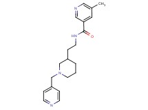 5-methyl-N-{2-[1-(pyridin-4-ylmethyl)piperidin-3-yl]ethyl}nicotinamide