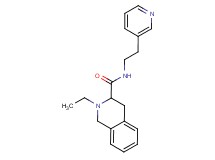 2-ethyl-N-(2-pyridin-3-ylethyl)-1,2,3,4-tetrahydroisoquinoline-3-carboxamide