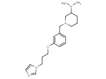 1-{3-[3-(1H-imidazol-1-yl)propoxy]benzyl}-N,N-dimethylpiperidin-3-amine