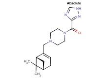 1-{[(1R,5S)-6,6-dimethylbicyclo[3.1.1]hept-2-en-2-yl]methyl}-4-(1H-1,2,4-triazol-3-ylcarbonyl)piperazine