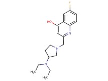 2-{[3-(diethylamino)pyrrolidin-1-yl]methyl}-6-fluoroquinolin-4-ol