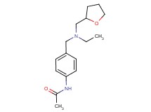 N-(4-{[ethyl(tetrahydrofuran-2-ylmethyl)amino]methyl}phenyl)acetamide