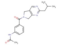 N-{3-[(2-isobutyl-5,7-dihydro-6H-pyrrolo[3,4-d]pyrimidin-6-yl)carbonyl]phenyl}acetamide