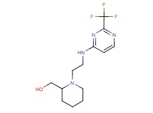 [1-(2-{[2-(trifluoromethyl)pyrimidin-4-yl]amino}ethyl)piperidin-2-yl]methanol