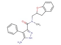 5-amino-N-(2,3-dihydro-1-benzofuran-2-ylmethyl)-N-methyl-4-phenyl-1H-pyrazole-3-carboxamide