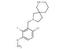 2-(6-chloro-2-fluoro-3-methoxybenzyl)-2,7-diazaspiro[4.5]decane