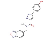 N-(2,1,3-benzoxadiazol-5-ylmethyl)-3-(4-hydroxyphenyl)-N-methyl-1H-pyrazole-5-carboxamide