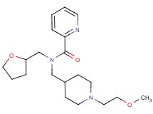 N-{[1-(2-methoxyethyl)piperidin-4-yl]methyl}-N-(tetrahydrofuran-2-ylmethyl)pyridine-2-carboxamide