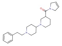 3-(2,5-dihydro-1H-pyrrol-1-ylcarbonyl)-1'-(2-phenylethyl)-1,4'-bipiperidine