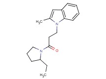1-[3-(2-ethylpyrrolidin-1-yl)-3-oxopropyl]-2-methyl-1H-indole