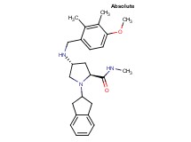 (4R)-1-(2,3-dihydro-1H-inden-2-yl)-4-[(4-methoxy-2,3-dimethylbenzyl)amino]-N-methyl-L-prolinamide