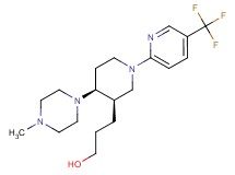 3-{(3R*,4S*)-4-(4-methylpiperazin-1-yl)-1-[5-(trifluoromethyl)pyridin-2-yl]piperidin-3-yl}propan-1-ol