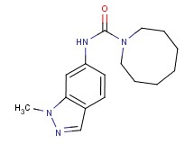 N-(1-methyl-1H-indazol-6-yl)azocane-1-carboxamide