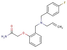 2-(2-{[allyl(4-fluorobenzyl)amino]methyl}phenoxy)acetamide