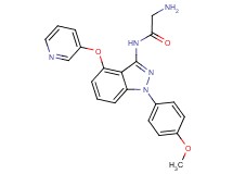 N~1~-[1-(4-methoxyphenyl)-4-(pyridin-3-yloxy)-1H-indazol-3-yl]glycinamide