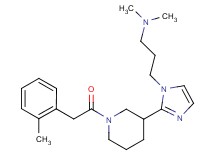 N,N-dimethyl-3-(2-{1-[(2-methylphenyl)acetyl]piperidin-3-yl}-1H-imidazol-1-yl)propan-1-amine