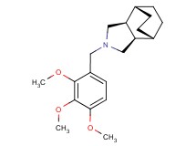 (1R*,2R*,6S*,7S*)-4-(2,3,4-trimethoxybenzyl)-4-azatricyclo[5.2.2.0~2,6~]undecane