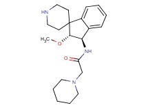 N-[rel-(2R,3R)-2-methoxy-2,3-dihydrospiro[indene-1,4'-piperidin]-3-yl]-2-(1-piperidinyl)acetamide dihydrochloride