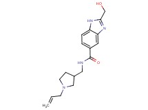 N-[(1-allylpyrrolidin-3-yl)methyl]-2-(hydroxymethyl)-1H-benzimidazole-5-carboxamide
