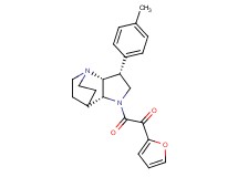 1-(2-furyl)-2-[(3R*,3aR*,7aR*)-3-(4-methylphenyl)hexahydro-4,7-ethanopyrrolo[3,2-b]pyridin-1(2H)-yl]-2-oxoethanone