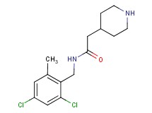 N-(2,4-dichloro-6-methylbenzyl)-2-piperidin-4-ylacetamide