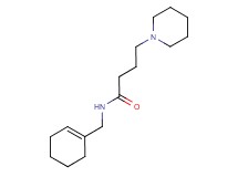 N-(1-cyclohexen-1-ylmethyl)-4-(1-piperidinyl)butanamide