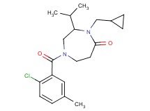 1-(2-chloro-5-methylbenzoyl)-4-(cyclopropylmethyl)-3-isopropyl-1,4-diazepan-5-one