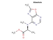 methyl (2S)-2-[methyl(2-methyl[1,3]oxazolo[5,4-d]pyrimidin-7-yl)amino]propanoate
