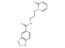 N-[3-(2-oxopyridin-1(2H)-yl)propyl]-1H-1,2,3-benzotriazole-5-carboxamide