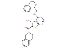 N-(3,4-dihydro-1H-isochromen-1-ylmethyl)-6-(3,4-dihydro-2(1H)-isoquinolinylcarbonyl)-5-methylthieno[2,3-d]pyrimidin-4-amine