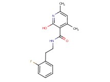 N-[2-(2-fluorophenyl)ethyl]-2-hydroxy-4,6-dimethylnicotinamide