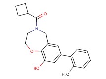 4-(cyclobutylcarbonyl)-7-(2-methylphenyl)-2,3,4,5-tetrahydro-1,4-benzoxazepin-9-ol