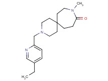 3-[(5-ethyl-2-pyridinyl)methyl]-9-methyl-3,9-diazaspiro[5.6]dodecan-10-one hydrochloride