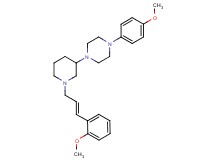 1-(4-methoxyphenyl)-4-{1-[(2E)-3-(2-methoxyphenyl)-2-propen-1-yl]-3-piperidinyl}piperazine