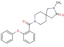 2-methyl-8-(2-phenoxybenzoyl)-2,8-diazaspiro[4.5]decan-3-one