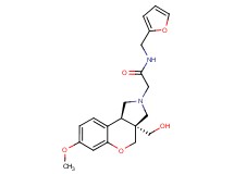 N-(2-furylmethyl)-2-[(3aS*,9bS*)-3a-(hydroxymethyl)-7-methoxy-1,3a,4,9b-tetrahydrochromeno[3,4-c]pyrrol-2(3H)-yl]acetamide