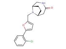 (1S*,6R*)-9-{[5-(2-chlorophenyl)-2-furyl]methyl}-3,9-diazabicyclo[4.2.1]nonan-4-one