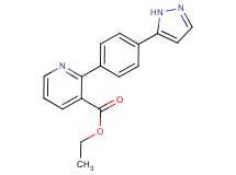 ethyl 2-[4-(1H-pyrazol-5-yl)phenyl]nicotinate