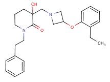 3-{[3-(2-ethylphenoxy)azetidin-1-yl]methyl}-3-hydroxy-1-(2-phenylethyl)piperidin-2-one