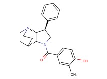 2-methyl-4-{[(2R*,3S*,6R*)-3-phenyl-1,5-diazatricyclo[5.2.2.0~2,6~]undec-5-yl]carbonyl}phenol