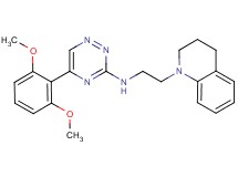 N-[2-(3,4-dihydro-1(2H)-quinolinyl)ethyl]-5-(2,6-dimethoxyphenyl)-1,2,4-triazin-3-amine