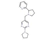 5-[(2-pyridin-2-ylpyrrolidin-1-yl)methyl]-2-pyrrolidin-1-ylpyrimidine