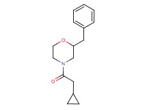 2-benzyl-4-(cyclopropylacetyl)morpholine